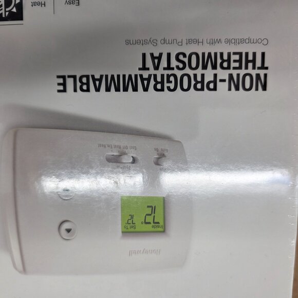 Honeywell Digital Non-programmable Thermostat for Heat PUMPS Rth 3100c - Picture 10 of 12